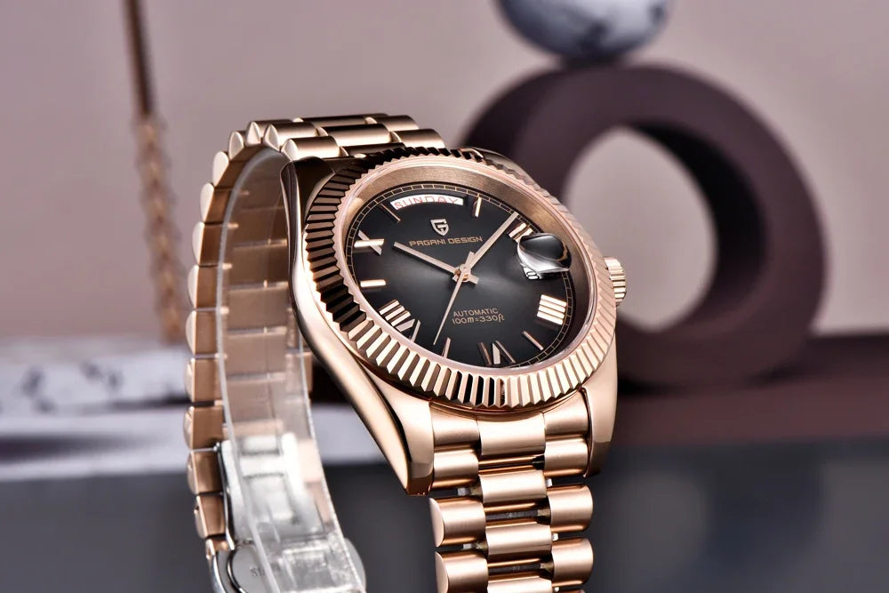 PAGANI DESIGN DD36 – Rose Gold Men’s Automatic Watch