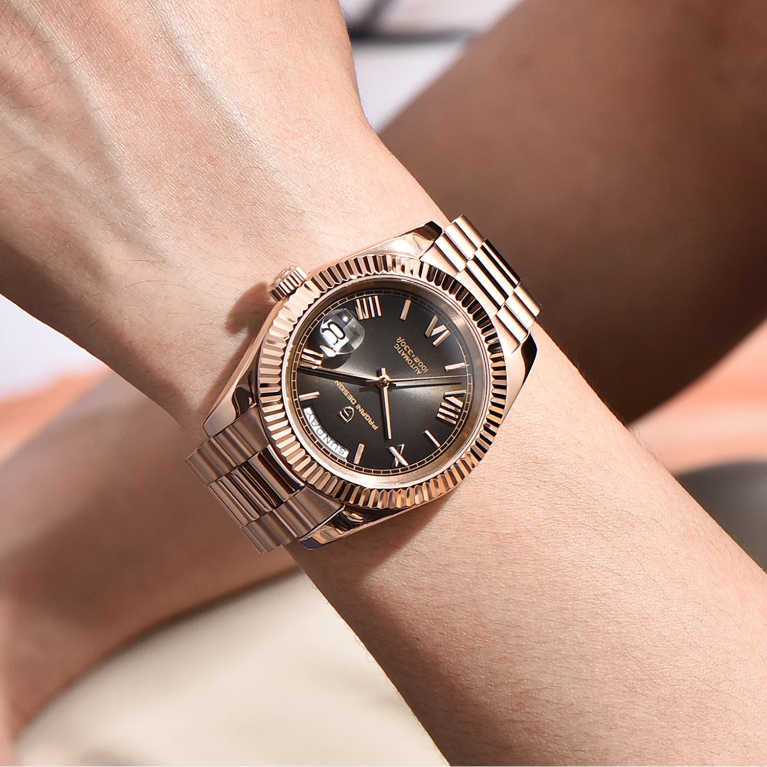 PAGANI DESIGN DD36 – Rose Gold Men’s Automatic Watch