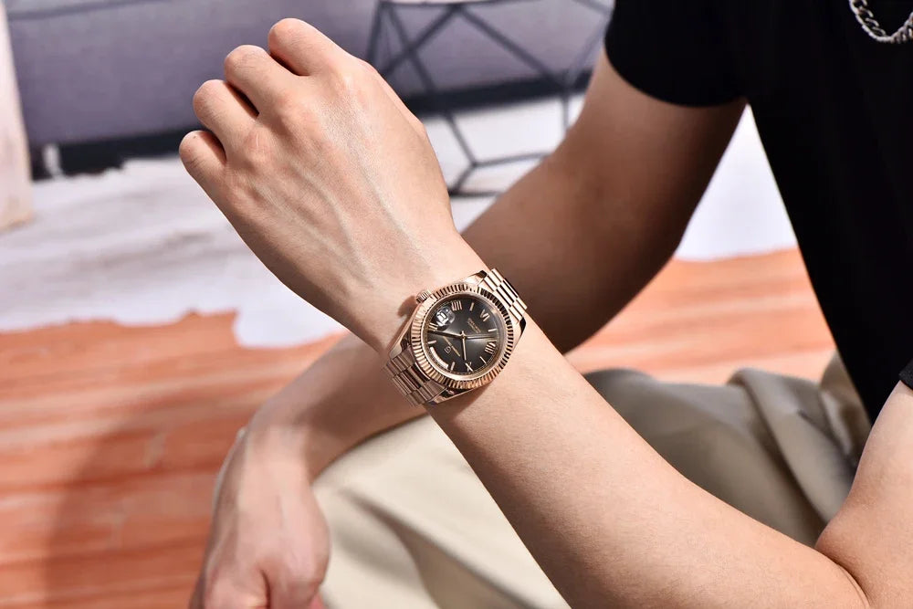 PAGANI DESIGN DD36 – Rose Gold Men’s Automatic Watch