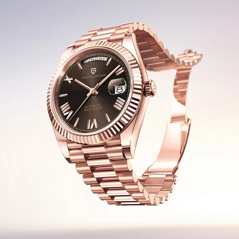 PAGANI DESIGN DD36 – Rose Gold Men’s Automatic Watch