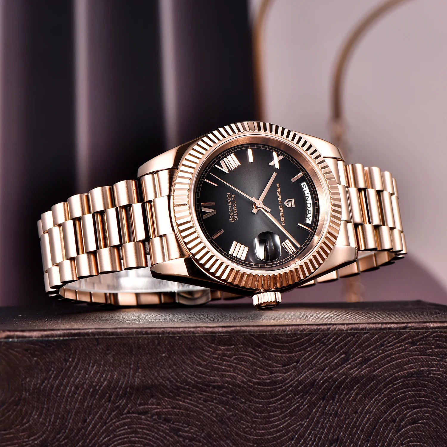 PAGANI DESIGN DD36 – Rose Gold Men’s Automatic Watch